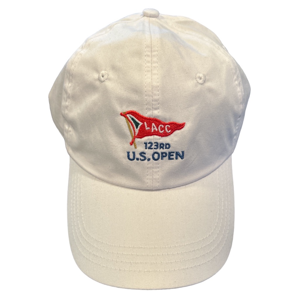 Us Open Golf Hat Cap 2023 123rd Lacc Usga Member Adjustable White Nwt